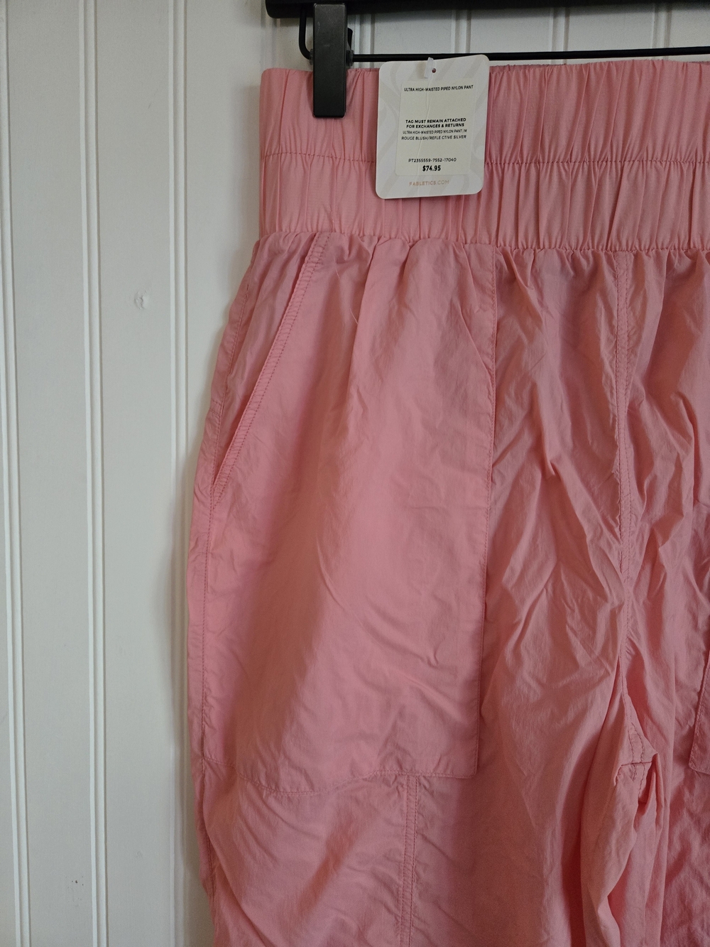 Fabletics Nwt Pink Elastic-Waist Light Weight Acrive Wear Joggers - Picture 4 of 8